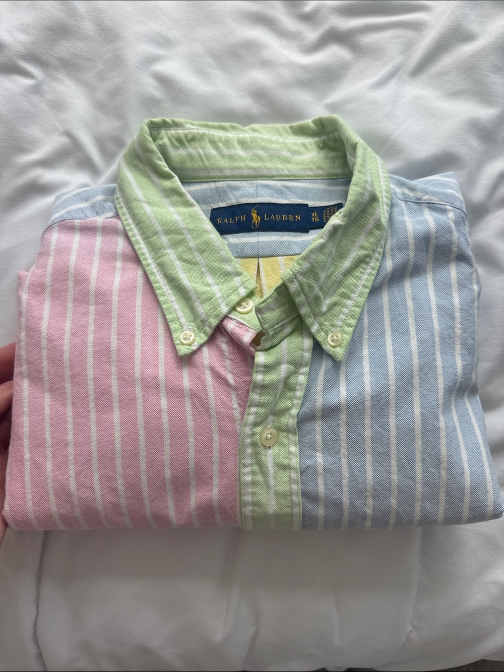 Polo by Ralph Lauren Pastel Multi-Stripe Button-Up Shirt